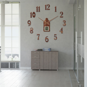 Modern <strong>DIY</strong> Digital Wall <strong>Clock</strong> Simple LED Quartz Wall Mount for Bedroom/Living Room Mute Watch - Product Image 4