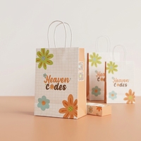 Sacs de courses en papier kraft recyclé personnalisés en gros avec logo pour l'emballage de cadeaux et d'aliments