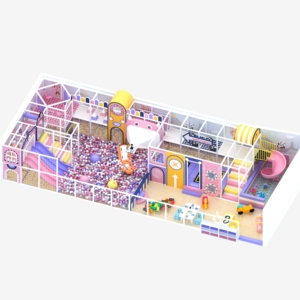 Centro de Juegos de Plástico para Interiores, Piscina, Tobogán en Espiral, Uso Comercial, Capacidad de 100-500 kg para Niños - Product Image 3