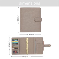 Yihe FB TK Saffiano Epi 27 Classeur à anneaux agenda A5 coloré existant pour inserts avec onglets séparateurs/poches pour classeur