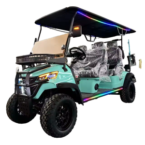 Carrito de golf todoterreno eléctrico de nuevo diseño, asientos 5-6, 72V, 30-50 km/h, ¥ 90km, carrito de turismo - Product Image 1