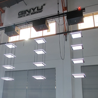 2025 plus récent cinétique Led scène lumière RGBW changement de couleur DMX512 système Led balle de levage pour Dj fête boîte de nuit