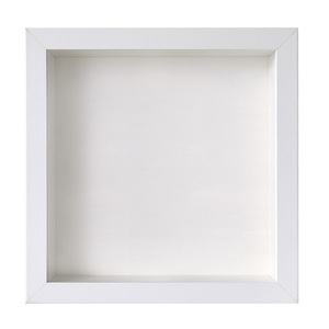 Cornici Fotografiche 3D Personalizzate in MDF Bianco e Nero con Effetto Ombra Profonda e Plexiglass Rimovibile per Animali e Fiori - Product Image 1