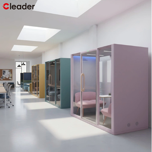Cabines Acoustiques pour Salles de Réunion, Faciles à Assembler, Boîte Silencieuse pour 1 à 4 Personnes, Solution pour Ateliers, Conférences, Salles de Réunion, Cabina De Sonido - Product Image 2