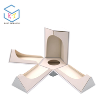 Boîte de présentation de luxe en forme d'abeille, boîte d'emballage en carton pour supplément de miel, cadeau royal pour pot de miel