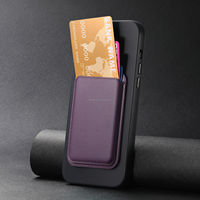Porte-cartes magnétique de luxe Portefeuille en cuir PU Magtic Logo personnalisé pour iPhone 17Pro Max 1615 12 13Pro