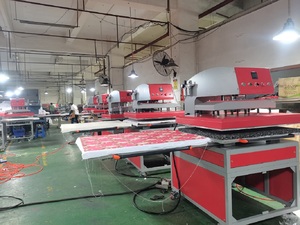 Nouvelle presse à chaud à plat automatique à sublimation à une station avec tiroir coulissant pneumatique de <span class=keywords><strong>grande</strong></span> <span class=keywords><strong>taille</strong></span> pour tissus textiles - Product Image 2