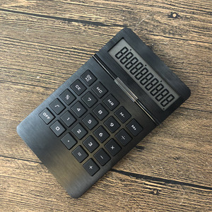 Metal Faced Solar Calculator 10 Digit Dual Power Office Use - Product Image 2