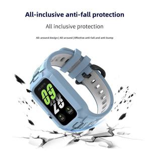 All-In-One Smart <b>Watch</b> Strap for Redmi Band Xiaomi Bnad with <b>case</b> Breathable TPU 22mm Size Sports <b>Watch</b> Band - Product Image 3