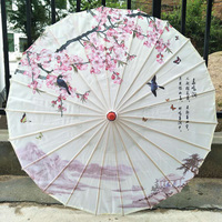 Parapluie antique en papier huilé Performance de danse Décoration extérieure avec le parapluie de décoration de plafond du centre commercial