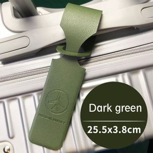 Custom Long <b>Strip</b> Luggage Tags Multicolor Double-Sided <b>PVC</b> Hot Pressing Leather with Aircraft Logo Embossing for Wholesalers - Product Image 3