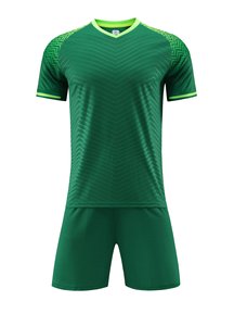 Nuovo Set uniforme da calcio maglia traspirante ad asciugatura rapida con stampa anti-umidità allenamento da competizione personalizzato squadra - Product Image 4