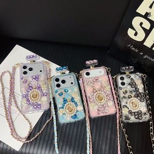 Funda Protectora con Diamantes Brillantes para <span class=keywords><strong>iPhone</strong></span> X, Xr, Xs, 7, 8, 11, 12, <span class=keywords><strong>13</strong></span>, 14, 15, 16, 17, 18, Plus, <span class=keywords><strong>Pro</strong></span>, <span class=keywords><strong>Max</strong></span>, Ultra - Product Image 1