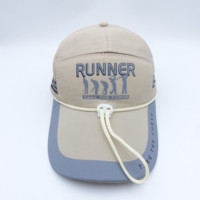 Casquette de golf et de baseball en nylon à séchage rapide pour activités de plein air, pêche et camping, avec large bord, cordon coupe-vent, fermeture snapback et bande réfléchissante, taille XXXXL