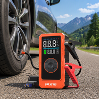 Livraison Rapide Démarreur de Batterie de Voiture Portable Multifonction 12V 8000mAh au Lithium avec Affichage LED et Pression des Pneus