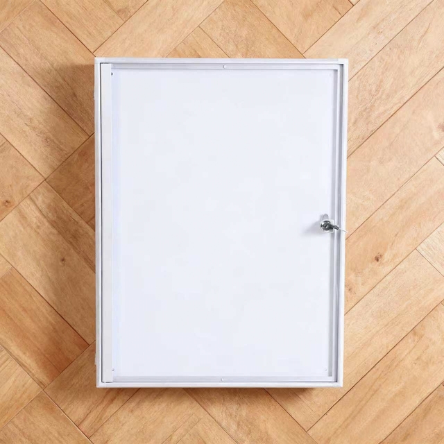 Premium Wall Mounted Glass Display Cabinet with Lock
