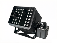 Machine à fumée et à brouillard verticale LED RGB étanche 4000W avec une hauteur de pulvérisation de 15M, contrôle DMX/télécommande/panneau 6CH pour spectacles de DJ sur scène
