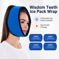 Compresse de gel réutilisable personnalisable en gros pour la mâchoire et la tête, pour les soins de la douleur et la thérapie par compression chaude et froide des dents de sagesse