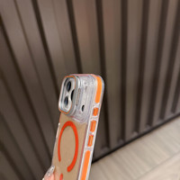 Coque de luxe transparente à paillettes avec chargement magnétique antichoc en PC pour iPhone 17, compatible iPhone 17 Air, 16, 17 Pro Max