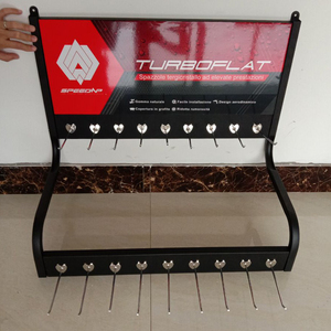 현대 친환경 금속 모바일 자동차 앞 유리 와이퍼 디스플레이 랙 앞 유리 와이퍼 광고를위한 교수형 스탠드 - Product Image 5