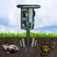 Saijzek OEM/ODM 15 m Gartenschutz-Vogel-Abweismittel für den Außenbereich wetterfest Solar-Ultraschall-Solar-Tier-Abweismittel