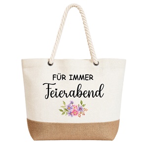 Jute Canvas Tote <b>Bag</b> Custom Print <b>Flower</b> Bouquet <b>Gift</b> <b>Bag</b> Factory Direct Bulk Low MOQ 100pcs - Product Image 1