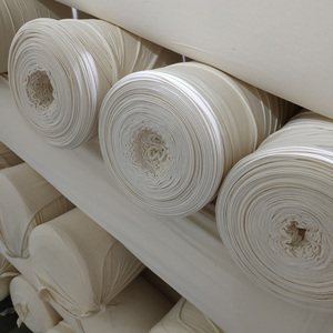 Certificated 100% <strong>Orgnaic</strong> <strong>Cotton</strong> Melange Color Gray Grey Cloth Vintage Plain Single Jersey Fabric With Light Weight - Product Image 5