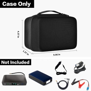 Para <span class=keywords><strong>Halo</strong></span> Bolt Air 58830/57720 Case EVA Hard Shell Storage Bag para Car Jump Starter & Power Kit Accesorios (bolsa organizadora) - Product Image 4