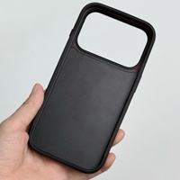 Coque de téléphone en métal avec fenêtre d'appareil photo et clavier en métal, en TPU+PC, compatible avec le cuir, pour iPhone 17 16 15 14 Pro Max