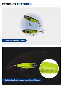 เหยื่อล่อปลาแบบแอคชั่นมีเสียงเบสแบบสมจริง "ผลิตในประเทศจีน - Product Image 5