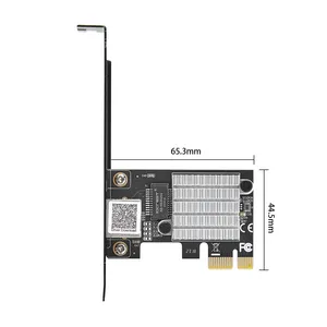 IOCREST 2.5GBase-T PCIe网络适配器，带1端口2500/1000/100Mbps PCI Express千兆以太网卡