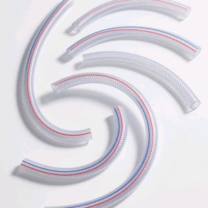 สายดูดลวดเหล็กเกลียว3นิ้วแบบใสขนาด76มม. สำหรับงานหนักสปริงสูญญากาศอเนกประสงค์ยืดหยุ่นได้พร้อมแถบสีแดงสีน้ำเงิน - Product Image 3