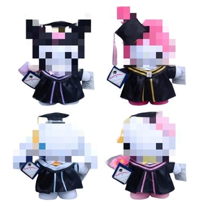 Vendita all'Ingrosso di Bambole di Peluche Melody Kuromi Kitty da 10 <span class=keywords><strong>Pollici</strong></span> (25cm), Personaggi Anime Cartoon per Regali di Laurea - Product Image 6