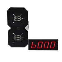 Compteur de répétitions mural CHEETIE, automatique, sans fil, 4 chiffres, système de comptage numérique LED pour la salle de sport, entraînement à domicile, fitness