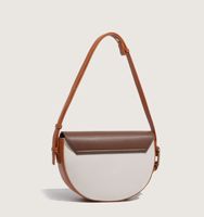 Sac à bandoulière de luxe pour femme, étanche, antivol, été, design contrasté, en PU de haute qualité