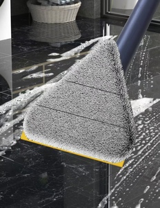 Nouveau Triangle <span class=keywords><strong>rotatif</strong></span> paresseux vadrouille automatique essorage de l'eau mains libres vadrouille sèche et humide vadrouille de nettoyage polyvalente - Product Image 2