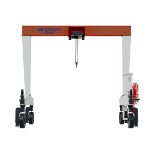 단일 거더 RTG 이동식 고무 타이어 갠트리 크레인 2년 보증 포함 - Product Image 1