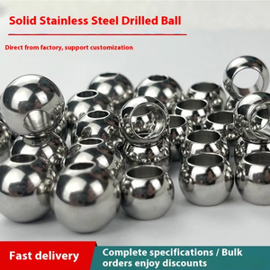 Tamaños personalizados de fábrica, agujeros estampados, poroso, agujero pasante, agujero ciego Bolas de acero inoxidable de alta precisión - Product Image 2