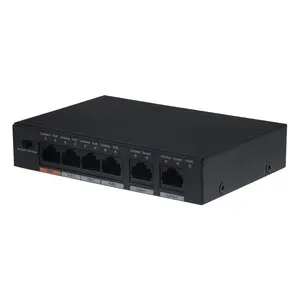 Conmutador Ethernet de 4 canales, 8 canales, 16 canales, 24 canales, 10/100/1000 base-t, interruptor Gigabit, fuente de alimentación CA, interruptor PoE