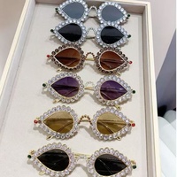 Lunettes de soleil rectangulaires UV400, monture de luxe, femmes et hommes, lunettes de soleil en argent 925, lunettes de soleil en diamant moissanite, lunettes de mode