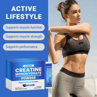 Créatine monohydrate micronisée OEM, poudre d'électrolyte HCl, supplément de force musculaire, créatine monohydrate en poudre Gold