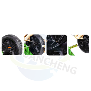 Pedal 240 Liter Plastikmüll tonne | EN840 Park abfall behälter mit Deckel - Product Image 3