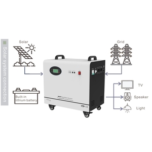 Bán buôn 1kw <span class=keywords><strong>Power</strong></span> Inverter với pin 12V 220V 50Hz năng lượng mặt trời Máy phát điện 100Ah AC sạc năng lượng lưu trữ điện trạm - Product Image 4