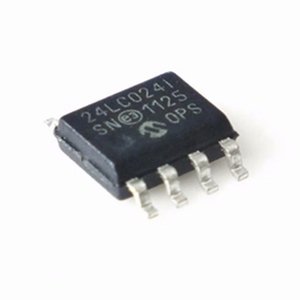 หน่วยความจำแบบอิเล็กทรอนิกส์ชนิดลบและโปรแกรมได้รุ่น24LC024-I/SN แพ็กเกจ SOIC-8ขนาด256×8ไอซีหน่วยความจำรุ่นใหม่ - Product Image 1