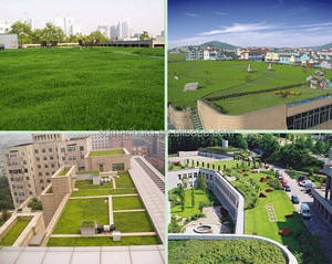 Cellules de drainage modulaires en HDPE pour jardins sur toits et parcs, avec feuille plastique et <span class=keywords><strong>plaque</strong></span> de drainage alvéolée - Product Image 4