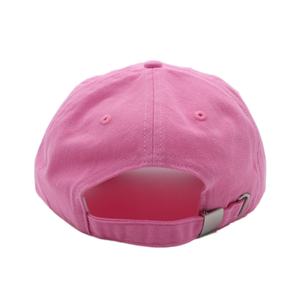 Gorra de Béisbol Personalizada con Logotipo Bordado en 3D, 6 Paneles, Algodón Lavado, Estilo Dad Hat, Ajustable, Rosa, Sin Estructura - Product Image 4