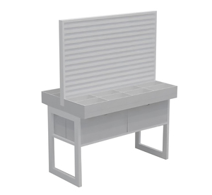 <span class=keywords><strong>ชั้น</strong></span><span class=keywords><strong>วาง</strong></span>สินค้าสองด้านแบบบูติก <span class=keywords><strong>ชั้น</strong></span><span class=keywords><strong>วาง</strong></span>โลหะแข็งแรงสำหรับเก็บของในซูเปอร์มาร์เก็ต ทำจากวัสดุเหล็ก - Product Image 2