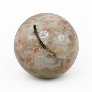 Sphère en pierre de pierre de soleil - Énergie/Reiki/Cristal thérapeutique - 3 pouces (7,5 cm) de diamètre et 525 g - UNIQUEMENT UN SEUL EXEMPLAIRE - Product Image 2