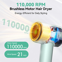 Sèche-cheveux de voyage pour hôtel OEM ODM 1600W à moteur BLDC haute vitesse avec ions négatifs et design léger