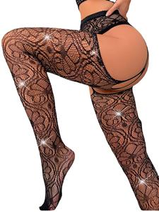 <span class=keywords><strong>Calze</strong></span> a rete da donna <span class=keywords><strong>calze</strong></span> Sexy alte al ginocchio e calzetteria Sexy collant da donna giarrettiera cintura <span class=keywords><strong>calze</strong></span> a rete - Product Image 6